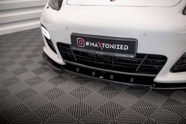 Porsche Panamera Turbo Sport Design Package 970 - Lâmina frontal V.1 | PO-PA-970-TURBO-FD1G | Produto Maxton Design distribuído por Unicartuning. Porsche Panamera Turbo Sport Design Package 970 - Lâmina frontal V.1 | PO-PA-970-TURBO-FD1G | Produto Maxton Design distribuído por Unicartuning.