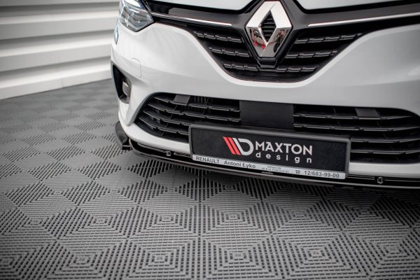 Renault Clio Mk5 - Lâmina frontal V.1 | RE-CL-5-FD1G | Produto Maxton Design distribuído por Unicartuning. Renault Clio Mk5 - Lâmina frontal V.1 | RE-CL-5-FD1G | Produto Maxton Design distribuído por Unicartuning.