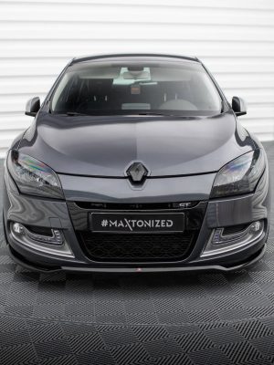 Renault Megane GT Mk3 (facelift) - Lâmina frontal V.1 | RE-ME-3-GT-FD1G | Produto Maxton Design distribuído por Unicartuning.