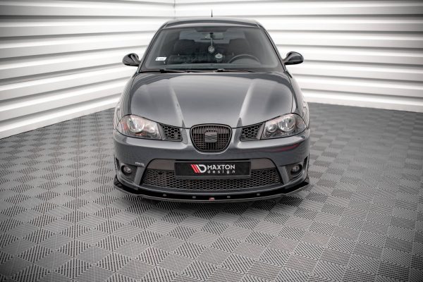 Seat Ibiza Cupra Mk3 - Lâmina frontal V.1 | SE-IB-3-CU-FD1G | Produto Maxton Design distribuído por Unicartuning. Seat Ibiza Cupra Mk3 - Lâmina frontal V.1 | SE-IB-3-CU-FD1G | Produto Maxton Design distribuído por Unicartuning.