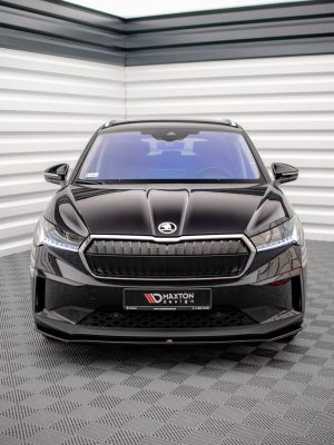 Skoda Enyaq IV - Lâmina frontal V.1 | SK-EN-1-FD1G | Produto Maxton Design distribuído por Unicartuning.