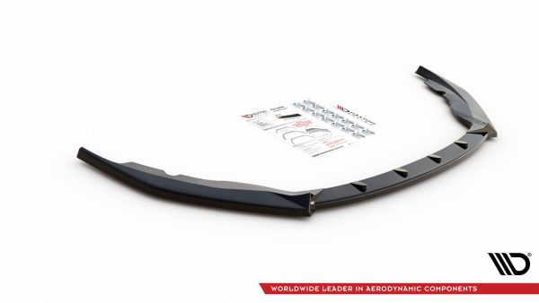 Skoda Fabia Mk3 - Lâmina frontal V.1 | SK-FA-3-FD1G | Produto Maxton Design distribuído por Unicartuning.
