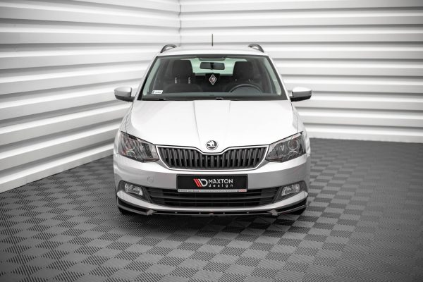 Skoda Fabia Mk3 - Lâmina frontal V.1 | SK-FA-3-FD1G | Produto Maxton Design distribuído por Unicartuning.