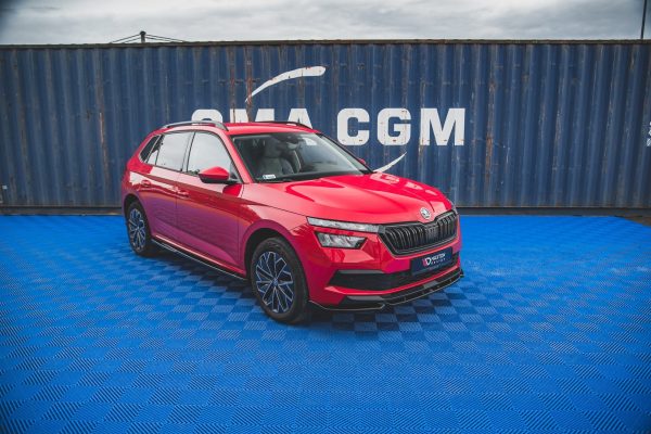 Skoda Kamiq Mk1 - Lâmina frontal V.1 | SK-KM-1-FD1G | Produto Maxton Design distribuído por Unicartuning. Skoda Kamiq Mk1 - Lâmina frontal V.1 | SK-KM-1-FD1G | Produto Maxton Design distribuído por Unicartuning.