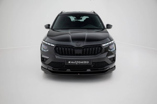 Skoda Kamiq Monte Carlo Mk1 (facelift) - Lâmina frontal V.1 | SK-KM-1F-MC-FD1G | Produto Maxton Design distribuído por Unicartuning. Skoda Kamiq Monte Carlo Mk1 (facelift) - Lâmina frontal V.1 | SK-KM-1F-MC-FD1G | Produto Maxton Design distribuído por Unicartuning.