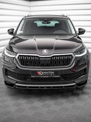 Skoda Kodiaq Mk1 (facelift) - Lâmina frontal V.1 | SK-KO-1F-FD1G | Produto Maxton Design distribuído por Unicartuning. Skoda Kodiaq Mk1 (facelift) - Lâmina frontal V.1 | SK-KO-1F-FD1G | Produto Maxton Design distribuído por Unicartuning.