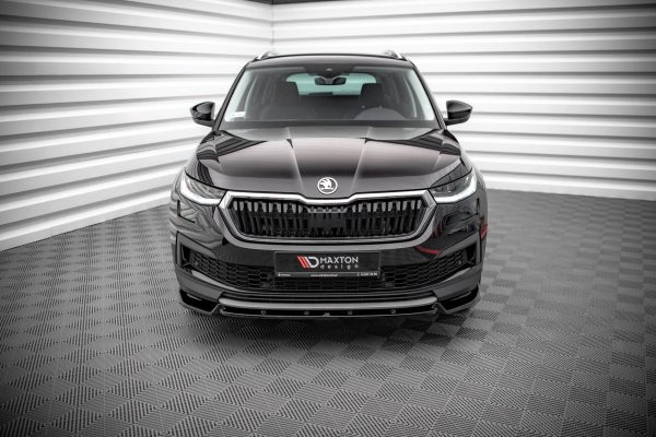 Skoda Kodiaq Mk1 (facelift) - Lâmina frontal V.1 | SK-KO-1F-FD1G | Produto Maxton Design distribuído por Unicartuning.