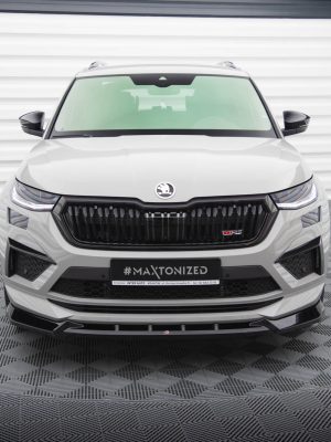 Skoda Kodiaq RS Mk1 (facelift) - Lâmina frontal V.1 | SK-KO-1F-RS-FD1G | Produto Maxton Design distribuído por Unicartuning. Skoda Kodiaq RS Mk1 (facelift) - Lâmina frontal V.1 | SK-KO-1F-RS-FD1G | Produto Maxton Design distribuído por Unicartuning.