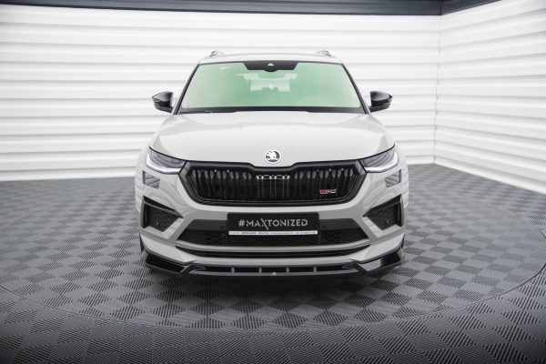 Skoda Kodiaq RS Mk1 (facelift) - Lâmina frontal V.1 | SK-KO-1F-RS-FD1G | Produto Maxton Design distribuído por Unicartuning. Skoda Kodiaq RS Mk1 (facelift) - Lâmina frontal V.1 | SK-KO-1F-RS-FD1G | Produto Maxton Design distribuído por Unicartuning.