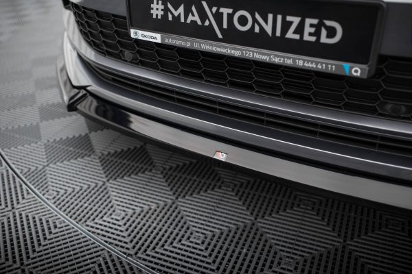 Skoda Kodiaq Sport line Mk1 (facelift) - Lâmina frontal V.1 | SK-KO-1F-SL-FD1G | Produto Maxton Design distribuído por Unicartuning. Skoda Kodiaq Sport line Mk1 (facelift) - Lâmina frontal V.1 | SK-KO-1F-SL-FD1G | Produto Maxton Design distribuído por Unicartuning.