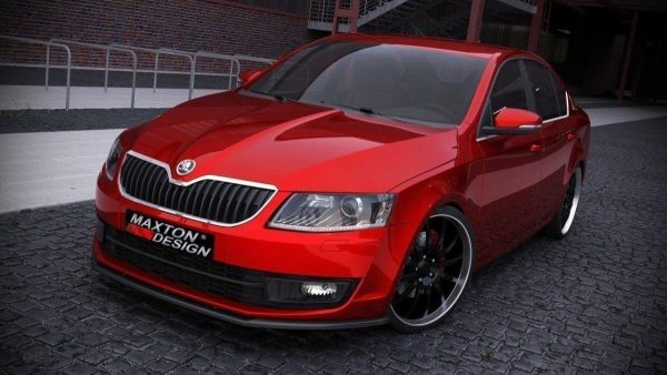 Skoda Octavia Mk3 - Lâmina frontal V.1 | SK-OC-3-FD1G | Produto Maxton Design distribuído por Unicartuning. Skoda Octavia Mk3 - Lâmina frontal V.1 | SK-OC-3-FD1G | Produto Maxton Design distribuído por Unicartuning.