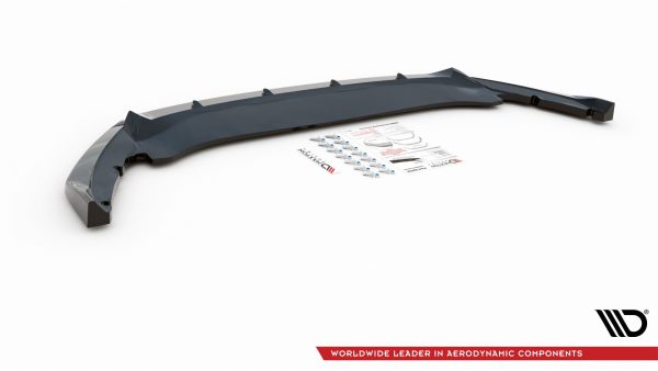 Skoda Octavia Mk4 - Lâmina frontal V.1 | SK-OC-4-FD1G | Produto Maxton Design distribuído por Unicartuning.