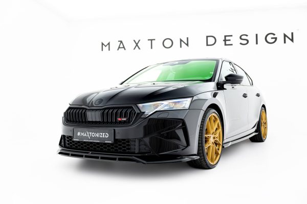 Skoda Octavia RS Liftback / Combi Mk4 (facelift) - Lâmina frontal V.1 | SK-OC-4F-RS-FD1G+FD1RG | Produto Maxton Design distribuído por Unicartuning. Skoda Octavia RS Liftback / Combi Mk4 (facelift) - Lâmina frontal V.1 | SK-OC-4F-RS-FD1G+FD1RG | Produto Maxton Design distribuído por Unicartuning.