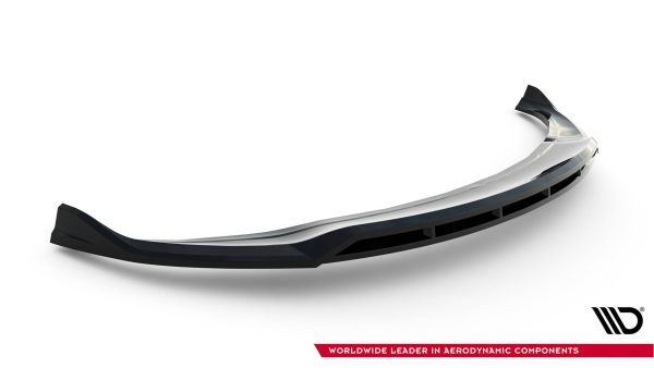 Tesla Model 3 Performance Mk1 (facelift) - Lâmina frontal V.1 | TE-MODEL3-1F-PFC-FD1G+FD1RG | Produto Maxton Design distribuído por Unicartuning.