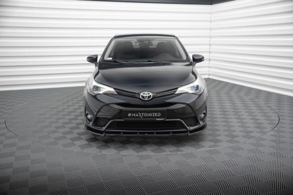 Toyota Avensis Mk3 (facelift) - Lâmina frontal V.1 | TO-AV-3F2-FD1G | Produto Maxton Design distribuído por Unicartuning.