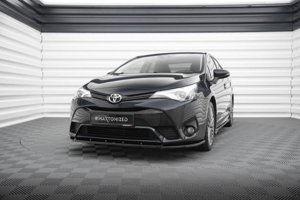 Toyota Avensis Mk3 (facelift) - Lâmina frontal V.1 | TO-AV-3F2-FD1G | Produto Maxton Design distribuído por Unicartuning.