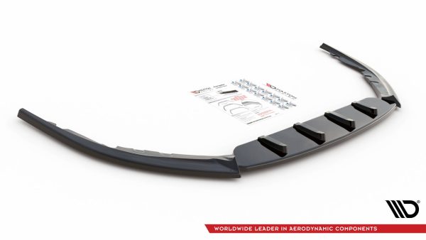 Toyota Avensis Mk3 (facelift) - Lâmina frontal V.1 | TO-AV-3F2-FD1G | Produto Maxton Design distribuído por Unicartuning.