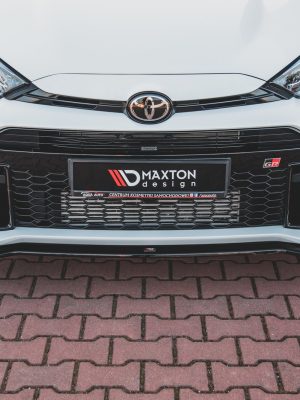 Toyota GR Yaris Mk4 - Lâmina frontal V.1 | TO-YA-4-GR4-FD1G | Produto Maxton Design distribuído por Unicartuning.