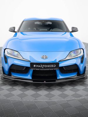 Toyota Supra Mk5 - Lâmina frontal V.1 | TO-SU-5-FD1G | Produto Maxton Design distribuído por Unicartuning.