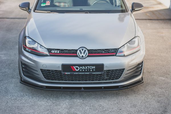 Volkswagen Golf 7 GTI - Lâmina frontal V.1 | VW-GO-7-GTI-FD1G | Produto Maxton Design distribuído por Unicartuning.