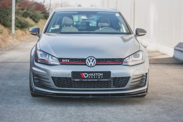 Volkswagen Golf 7 GTI - Lâmina frontal V.1 | VW-GO-7-GTI-FD1G | Produto Maxton Design distribuído por Unicartuning.