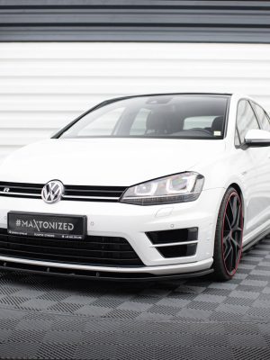 Volkswagen Golf 7 R / R-line - Lâmina frontal V.1 | VW-GO-7-R-FD1G | Produto Maxton Design distribuído por Unicartuning. Volkswagen Golf 7 R / R-line - Lâmina frontal V.1 | VW-GO-7-R-FD1G | Produto Maxton Design distribuído por Unicartuning.