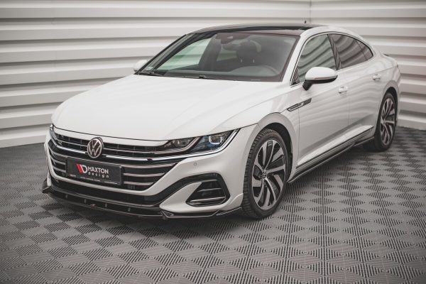 Volkswagen Arteon R-line (facelift) - Lâmina frontal V.1 | VW-AR-1F-RLINE-FD1G | Produto Maxton Design distribuído por Unicartuning.