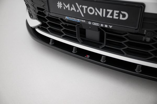 Volkswagen Golf GTI / GTE / R-line Mk8 (facelift) - Lâmina frontal V.1 | VW-GO-8F-GTI-FD1G | Produto Maxton Design distribuído por Unicartuning. Volkswagen Golf GTI / GTE / R-line Mk8 (facelift) - Lâmina frontal V.1 | VW-GO-8F-GTI-FD1G | Produto Maxton Design distribuído por Unicartuning.