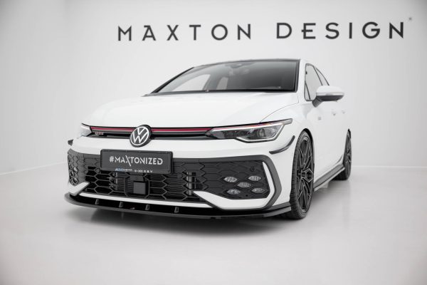 Volkswagen Golf GTI / GTE / R-line Mk8 (facelift) - Lâmina frontal V.1 | VW-GO-8F-GTI-FD1G | Produto Maxton Design distribuído por Unicartuning. Volkswagen Golf GTI / GTE / R-line Mk8 (facelift) - Lâmina frontal V.1 | VW-GO-8F-GTI-FD1G | Produto Maxton Design distribuído por Unicartuning.