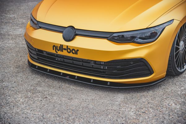 Volkswagen Golf Mk8 - Lâmina frontal V.1 | VW-GO-8-FD1G | Produto Maxton Design distribuído por Unicartuning. Volkswagen Golf Mk8 - Lâmina frontal V.1 | VW-GO-8-FD1G | Produto Maxton Design distribuído por Unicartuning.