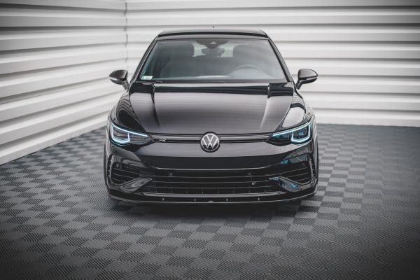 Volkswagen Golf R Mk8 - Lâmina frontal V.1 | VW-GO-8-R-FD1G | Produto Maxton Design distribuído por Unicartuning. Volkswagen Golf R Mk8 - Lâmina frontal V.1 | VW-GO-8-R-FD1G | Produto Maxton Design distribuído por Unicartuning.