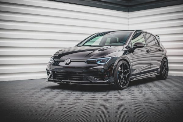 Volkswagen Golf R Mk8 - Lâmina frontal V.1 | VW-GO-8-R-FD1G | Produto Maxton Design distribuído por Unicartuning. Volkswagen Golf R Mk8 - Lâmina frontal V.1 | VW-GO-8-R-FD1G | Produto Maxton Design distribuído por Unicartuning.