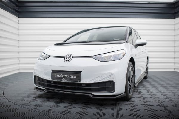Volkswagen Id.3 Mk1 - Lâmina frontal V.1 | VW-ID3-1-FD1G | Produto Maxton Design distribuído por Unicartuning. Volkswagen Id.3 Mk1 - Lâmina frontal V.1 | VW-ID3-1-FD1G | Produto Maxton Design distribuído por Unicartuning.