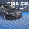 Volkswagen Passat B8 - Lâmina frontal V.1 | VW-PA-B8-FD1G | Produto Maxton Design distribuído por Unicartuning.