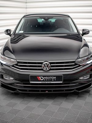 Volkswagen Passat B8 (facelift) - Lâmina frontal V.1 | VW-PA-B8F-FD1G | Produto Maxton Design distribuído por Unicartuning.