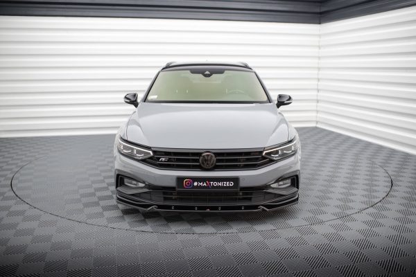 Volkswagen Passat R-line B8 (facelift) - Lâmina frontal V.1 | VW-PA-B8F-RLINE-FD1G | Produto Maxton Design distribuído por Unicartuning. Volkswagen Passat R-line B8 (facelift) - Lâmina frontal V.1 | VW-PA-B8F-RLINE-FD1G | Produto Maxton Design distribuído por Unicartuning.