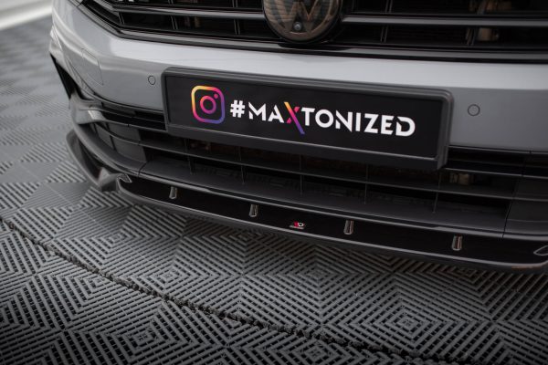 Volkswagen Passat R-line B8 (facelift) - Lâmina frontal V.1 | VW-PA-B8F-RLINE-FD1G | Produto Maxton Design distribuído por Unicartuning. Volkswagen Passat R-line B8 (facelift) - Lâmina frontal V.1 | VW-PA-B8F-RLINE-FD1G | Produto Maxton Design distribuído por Unicartuning.