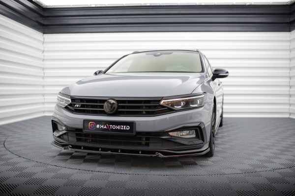 Volkswagen Passat R-line B8 (facelift) - Lâmina frontal V.1 | VW-PA-B8F-RLINE-FD1G | Produto Maxton Design distribuído por Unicartuning. Volkswagen Passat R-line B8 (facelift) - Lâmina frontal V.1 | VW-PA-B8F-RLINE-FD1G | Produto Maxton Design distribuído por Unicartuning.