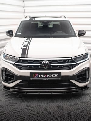 Volkswagen T-Roc R / R-line Mk1 (facelift) - Lâmina frontal V.1 | VW-T-ROC-1-R-FD1G+FD1RG | Produto Maxton Design distribuído por Unicartuning. Volkswagen T-Roc R / R-line Mk1 (facelift) - Lâmina frontal V.1 | VW-T-ROC-1-R-FD1G+FD1RG | Produto Maxton Design distribuído por Unicartuning.