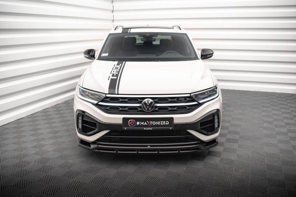 Volkswagen T-Roc R / R-line Mk1 (facelift) - Lâmina frontal V.1 | VW-T-ROC-1-R-FD1G+FD1RG | Produto Maxton Design distribuído por Unicartuning. Volkswagen T-Roc R / R-line Mk1 (facelift) - Lâmina frontal V.1 | VW-T-ROC-1-R-FD1G+FD1RG | Produto Maxton Design distribuído por Unicartuning.