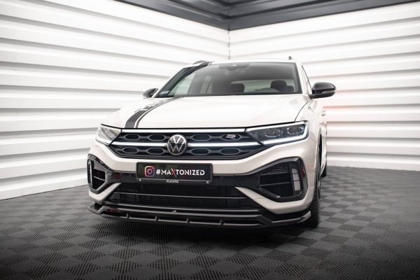 Volkswagen T-Roc R / R-line Mk1 (facelift) - Lâmina frontal V.1 | VW-T-ROC-1-R-FD1G+FD1RG | Produto Maxton Design distribuído por Unicartuning. Volkswagen T-Roc R / R-line Mk1 (facelift) - Lâmina frontal V.1 | VW-T-ROC-1-R-FD1G+FD1RG | Produto Maxton Design distribuído por Unicartuning.