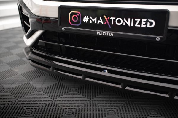 Volkswagen T-Roc R / R-line Mk1 (facelift) - Lâmina frontal V.1 | VW-T-ROC-1-R-FD1G+FD1RG | Produto Maxton Design distribuído por Unicartuning. Volkswagen T-Roc R / R-line Mk1 (facelift) - Lâmina frontal V.1 | VW-T-ROC-1-R-FD1G+FD1RG | Produto Maxton Design distribuído por Unicartuning.
