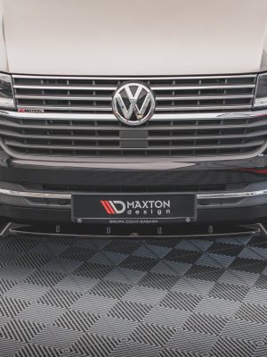 Volkswagen T6 (facelift) - Lâmina frontal V.1 | VW-T6F-FD1G | Produto Maxton Design distribuído por Unicartuning.