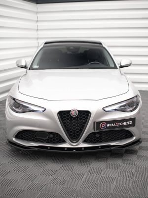 Alfa Romeo Giulia Sport - Lâmina frontal V.2 | AL-GI-1-SPORT-FD2G | Produto Maxton Design distribuído por Unicartuning. Alfa Romeo Giulia Sport - Lâmina frontal V.2 | AL-GI-1-SPORT-FD2G | Produto Maxton Design distribuído por Unicartuning.