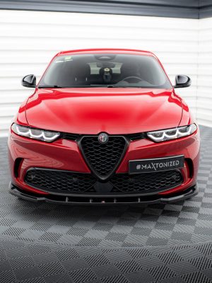 Alfa Romeo Tonale Mk1 - Lâmina frontal V.2 | AL-TO-1-FD2G | Produto Maxton Design distribuído por Unicartuning.