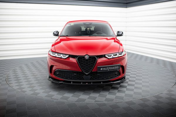 Alfa Romeo Tonale Mk1 - Lâmina frontal V.2 | AL-TO-1-FD2G | Produto Maxton Design distribuído por Unicartuning.
