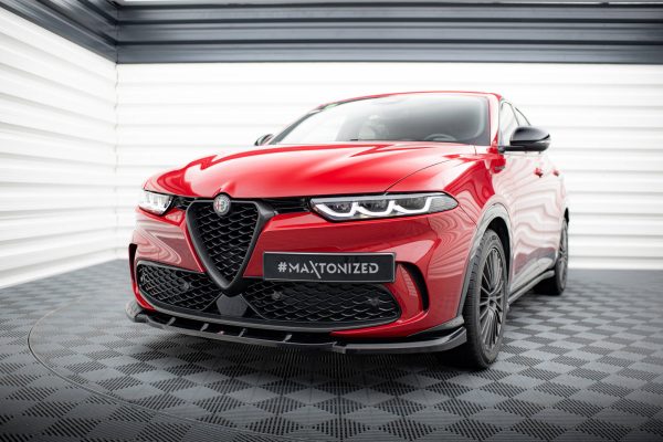 Alfa Romeo Tonale Mk1 - Lâmina frontal V.2 | AL-TO-1-FD2G | Produto Maxton Design distribuído por Unicartuning.