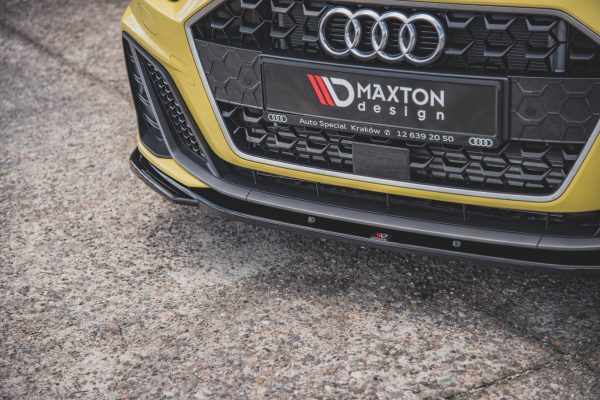 Audi A1 S-Line Gb - Lâmina frontal V.2 | AU-A1-GB-SLINE-FD2G | Produto Maxton Design distribuído por Unicartuning.