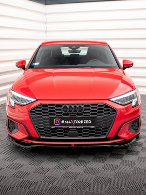 Audi A3 8Y - Lâmina frontal V.2 | AU-A3-8Y-FD2G | Produto Maxton Design distribuído por Unicartuning. Audi A3 8Y - Lâmina frontal V.2 | AU-A3-8Y-FD2G | Produto Maxton Design distribuído por Unicartuning.