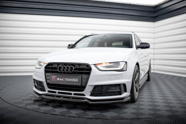 Audi A4 Competition B8 (facelift) - Lâmina frontal V.2 | AU-A4-B8F-COMP-FD2G | Produto Maxton Design distribuído por Unicartuning. Audi A4 Competition B8 (facelift) - Lâmina frontal V.2 | AU-A4-B8F-COMP-FD2G | Produto Maxton Design distribuído por Unicartuning.